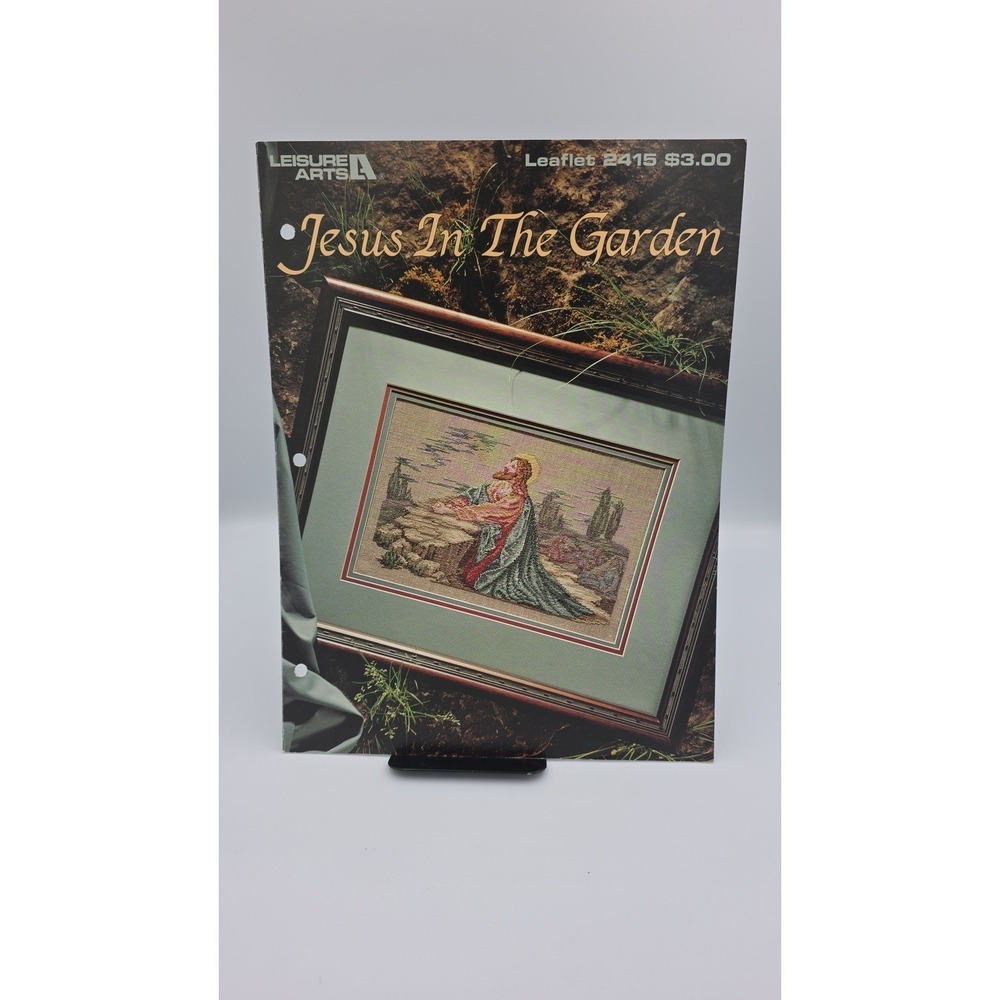 Jesus in the Garden,  Leaflet 2415, 1993 Cross Stitch Pattern
